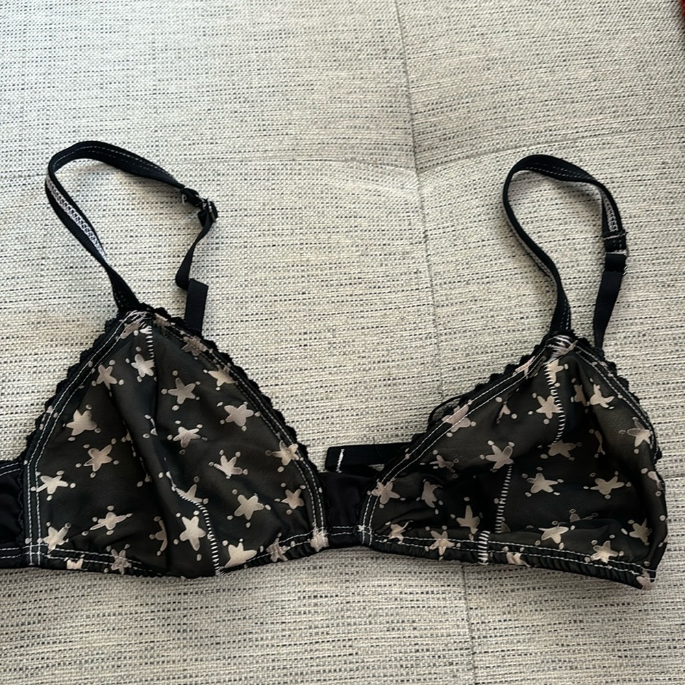 Xirena M bra black with stars